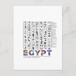 Egyptisk civilisation vykort