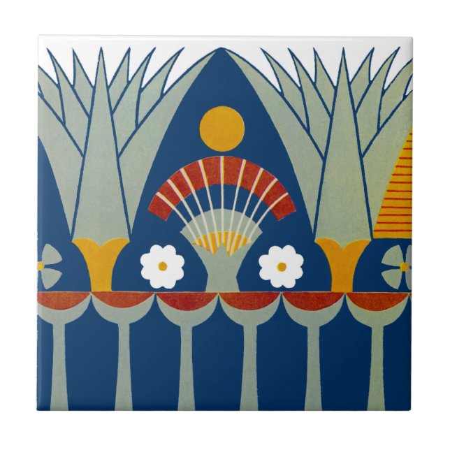 Egyptisk design #7 på Emporio Moffa Kakelplatta (Framsidan)