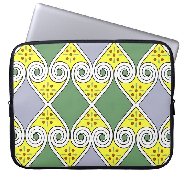 Egyptisk design #9 på Emporio Moffa Laptop Fodral (Framsidan)