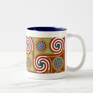 Egyptisk design nr 4 vid Emporio Moffa Två-Tonad Mugg