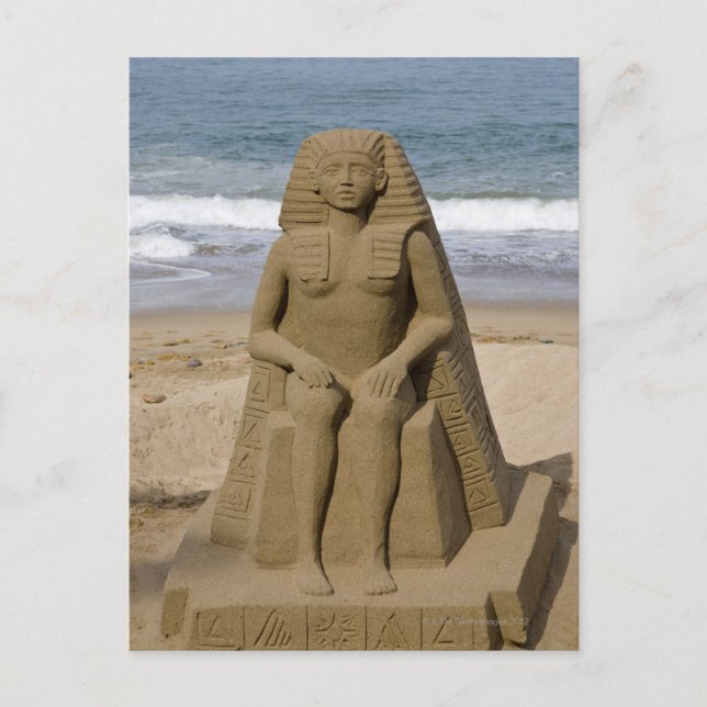 Egyptisk design vykort (Framsida)