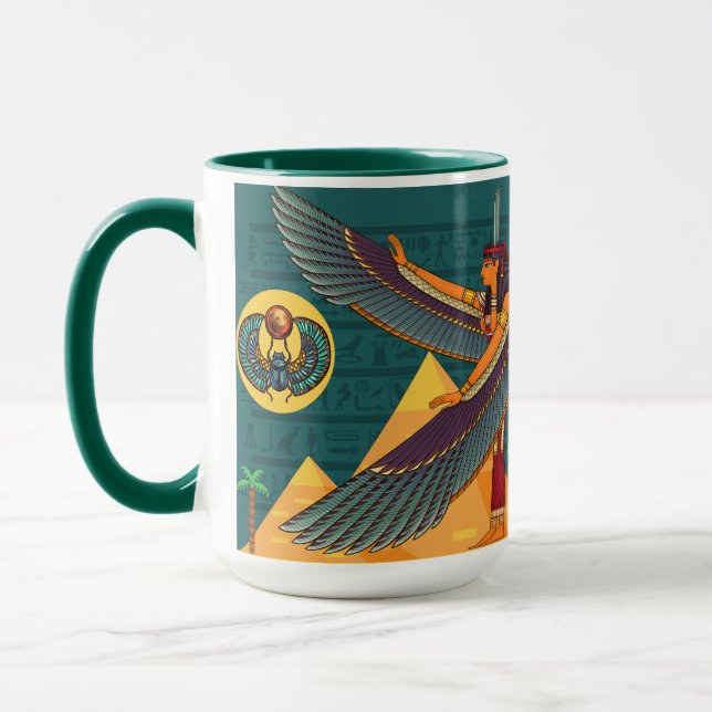 Egyptisk designkaffe Mugg (Vänster)