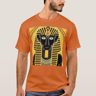 Egyptisk djurhumanoid gud i stadsvän t shirt