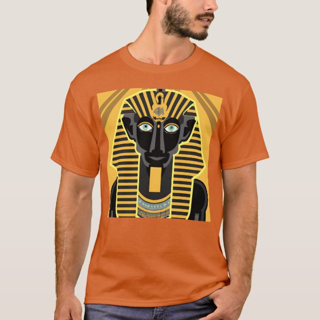 Egyptisk djurhumanoid gud i stadsvän t shirt (Framsida)