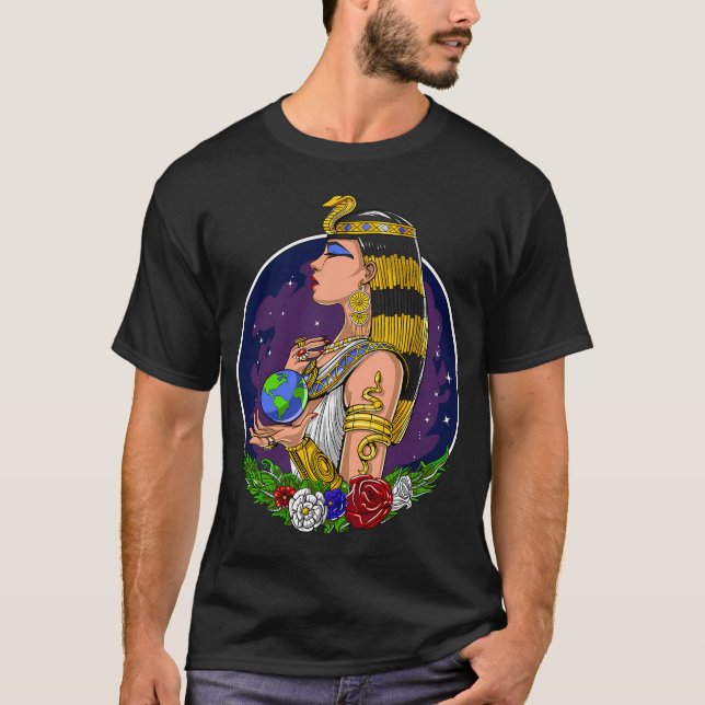 Egyptisk drottning Cleopatra T Shirt (Framsida)