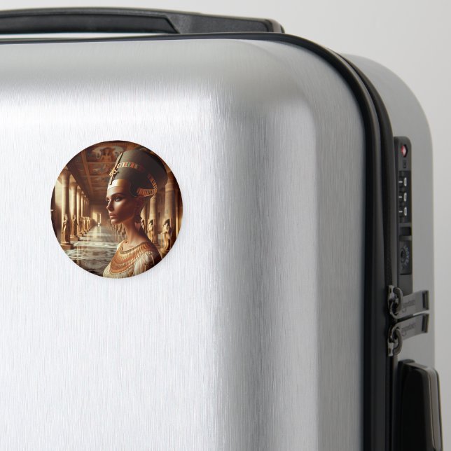 Egyptisk drottning Majestic Art: Ancient Royalty G Magnet (In Situ (Luggage))
