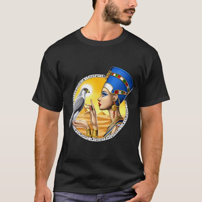 Egyptisk drottning Nefertiti T Shirt (Framsida)