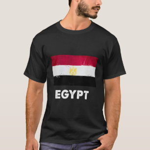 Egyptisk Egypten Flagga T Shirt