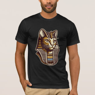 Egyptisk Farao Katt T-Shirt – Antikens Egypten Kat
