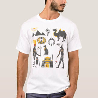 Egyptisk faraonisk civilisation t shirt