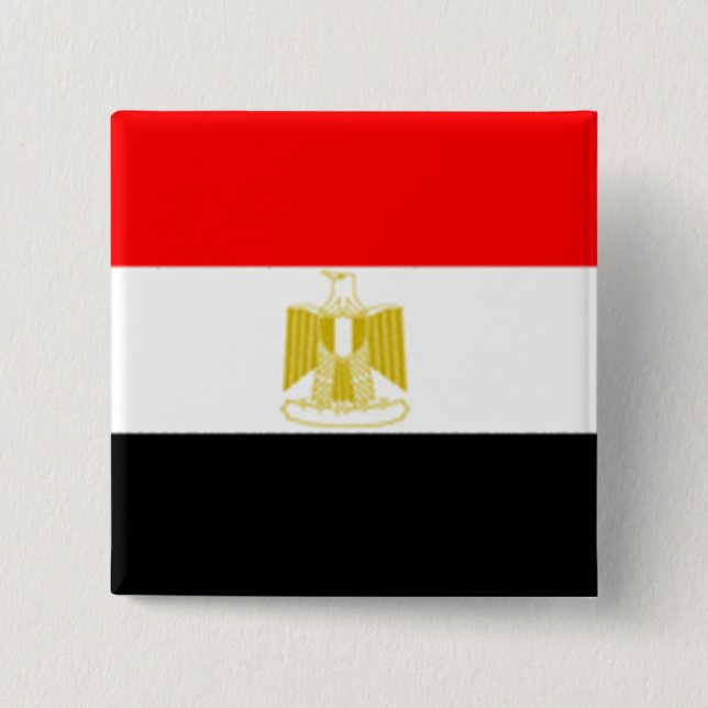 egyptisk flagg knapp (Framsida)