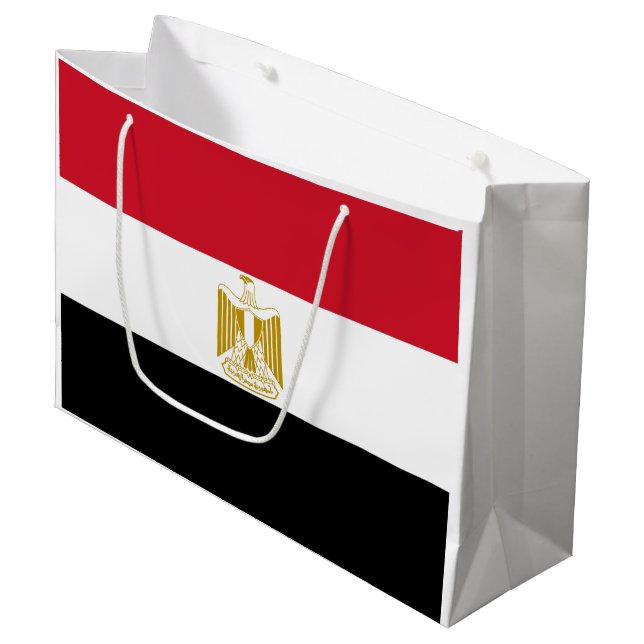 Egyptisk flagga (Framsidan Vinklad)