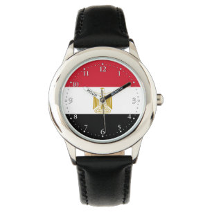 Egyptisk flagga armbandsur
