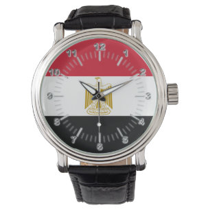 Egyptisk flagga armbandsur