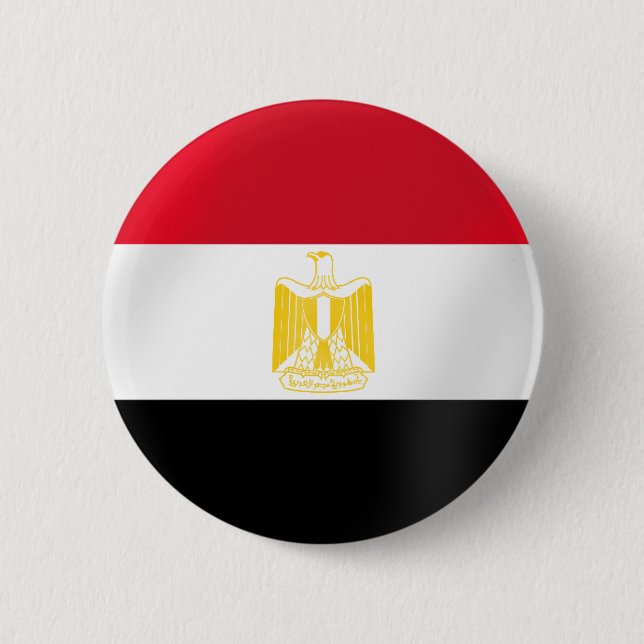 Egyptisk flagga av Egyptener och gåvor Knapp (Framsida)