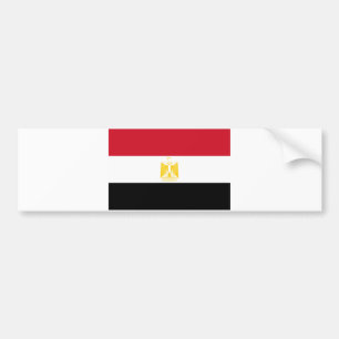 Egyptisk flagga bildekal