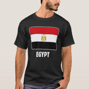 Egyptisk flagga Egyptisk stolthet arv Örn av Salad T Shirt