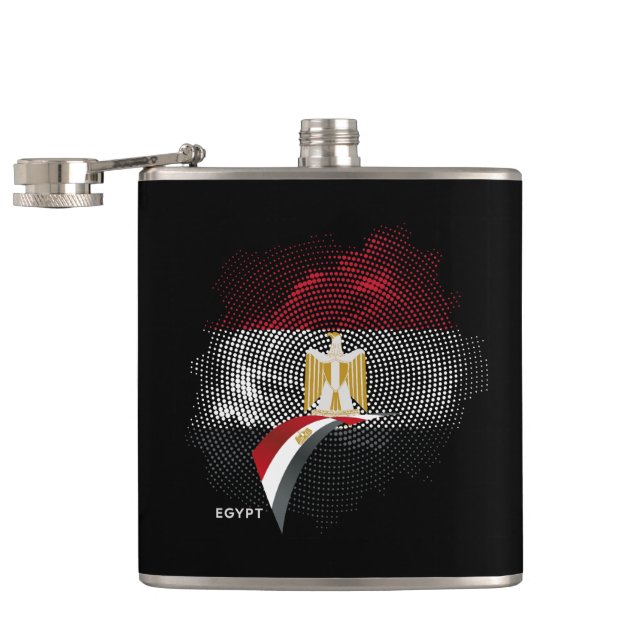 Egyptisk flagga fickplunta (Öppnad)