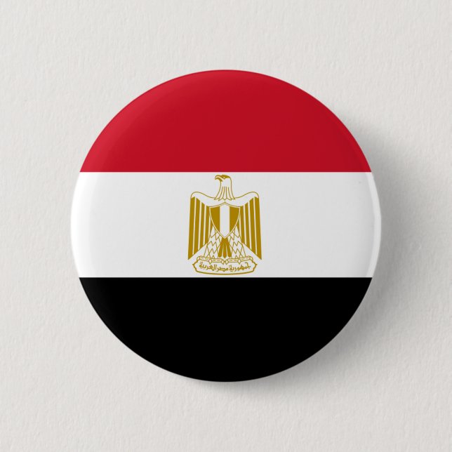 Egyptisk flagga knapp (Framsida)