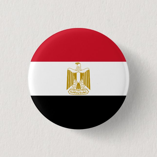 Egyptisk flagga knapp (Framsida)