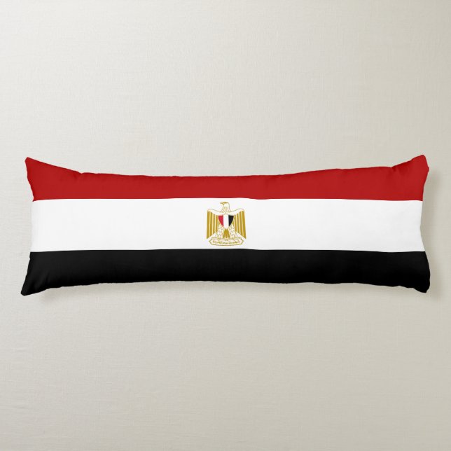 Egyptisk flagga kroppskudde (Framsidan)