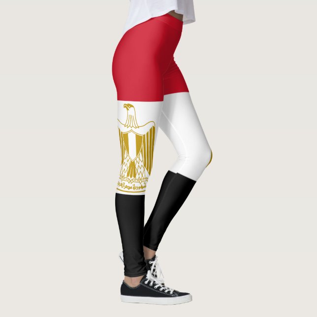 Egyptisk flagga leggings (Höger)