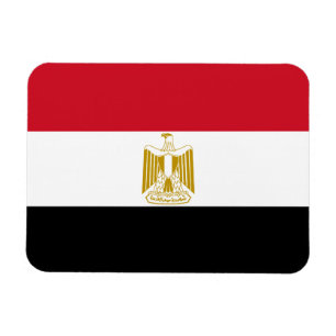 Egyptisk flagga magnet