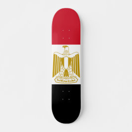Egyptisk flagga mini skateboard bräda 18,5 cm