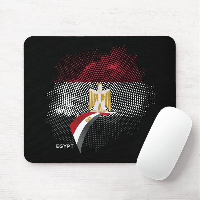 Egyptisk flagga musmatta (Med mus)
