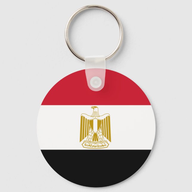 Egyptisk flagga nyckelring (Framsida)