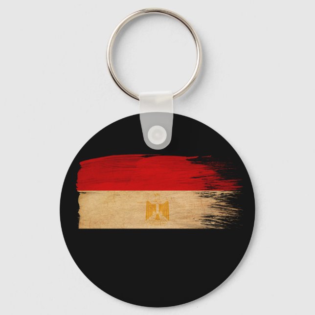 Egyptisk flagga nyckelring (Framsida)