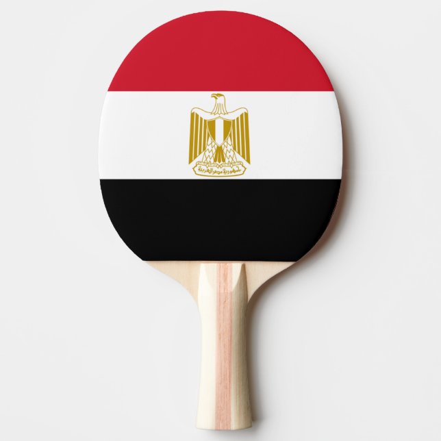 Egyptisk flagga pingisracket (Framsidan)