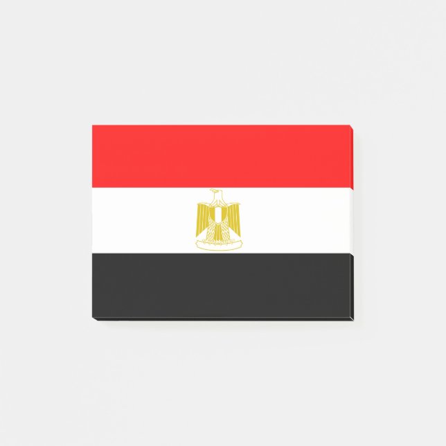 Egyptisk Flagga Post-it Block (Framsida)