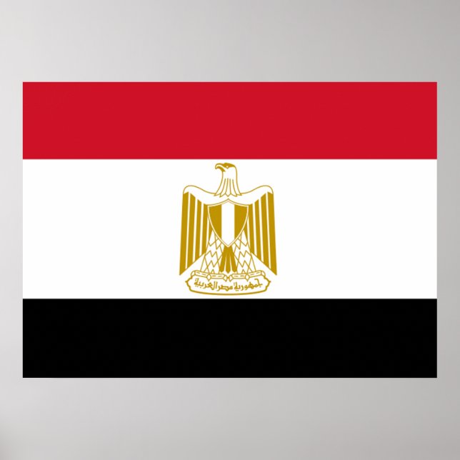 Egyptisk flagga poster (Framsidan)