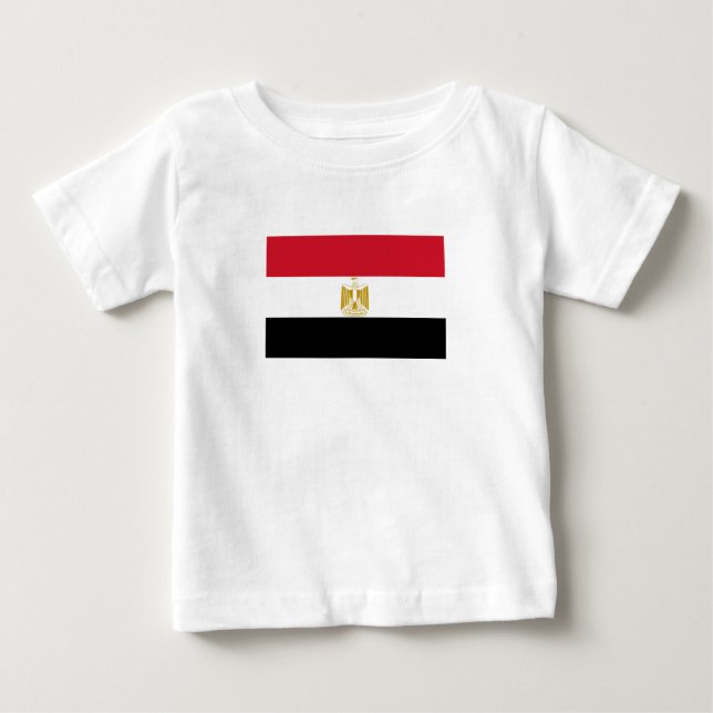 Egyptisk flagga t shirt (Framsida)