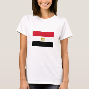 Egyptisk flagga t shirt