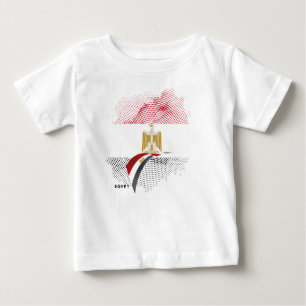 Egyptisk flagga t shirt