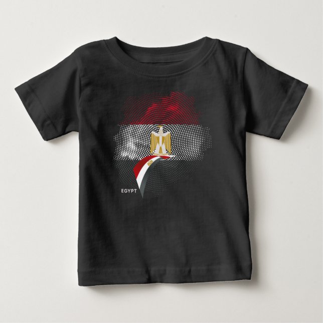 Egyptisk flagga t shirt (Framsida)