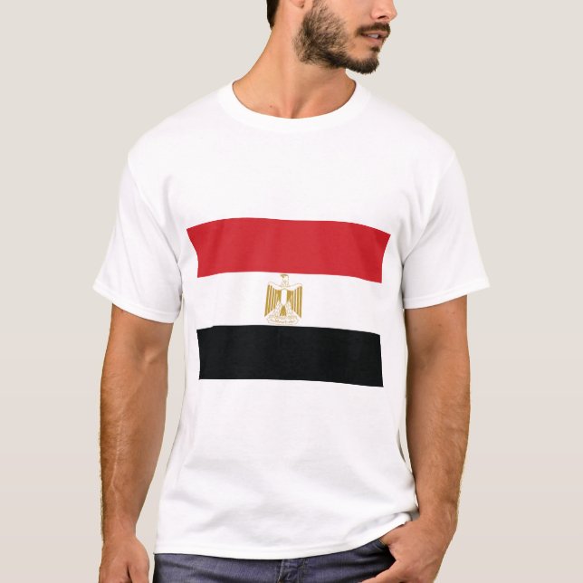 EGYPTISK FLAGGA TEE SHIRT (Framsida)