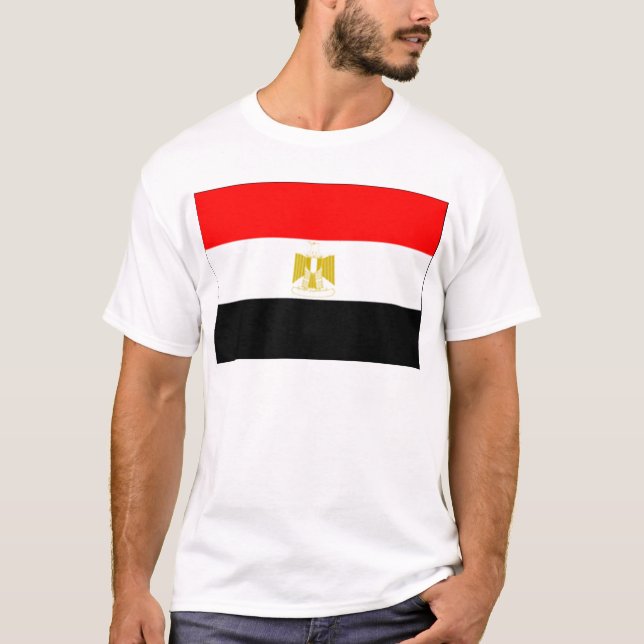 egyptisk flagga tee shirt (Framsida)