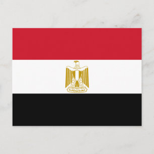 Egyptisk flagga vykort