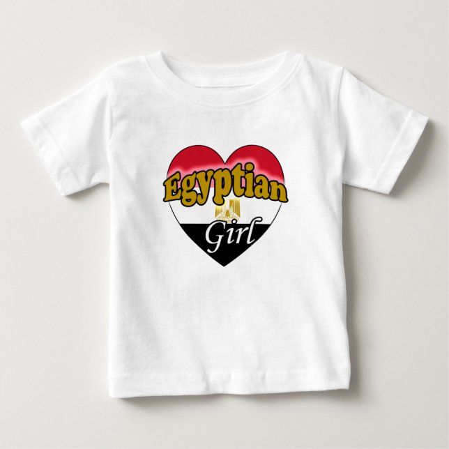 Egyptisk flicka tee shirt (Framsida)