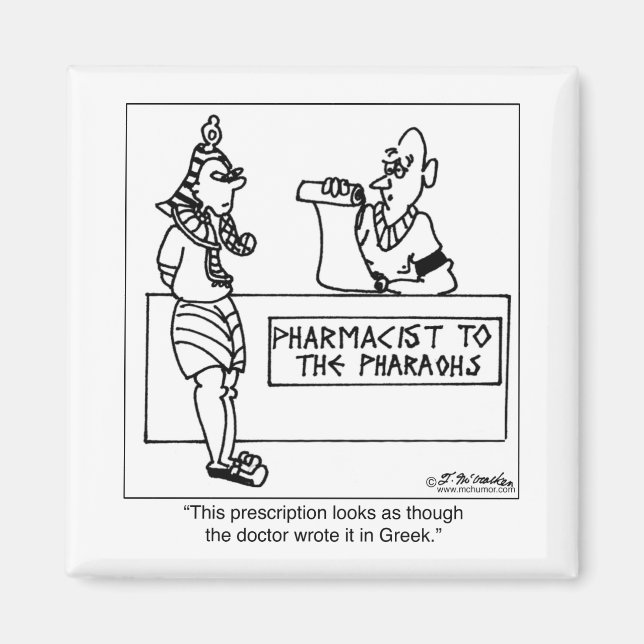 Egyptisk förskrivning skriven i magnet (Framsidan)