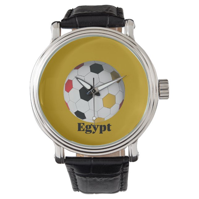 Egyptisk fotboll armbandsur (Framsida)