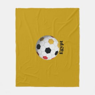 Egyptisk fotboll fleecefilt
