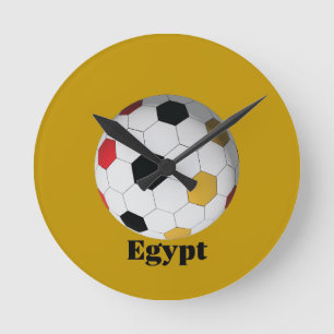 Egyptisk fotboll rund klocka