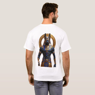 Egyptisk Gud Anubis – Muskulös Fullfigur som Hålle T Shirt