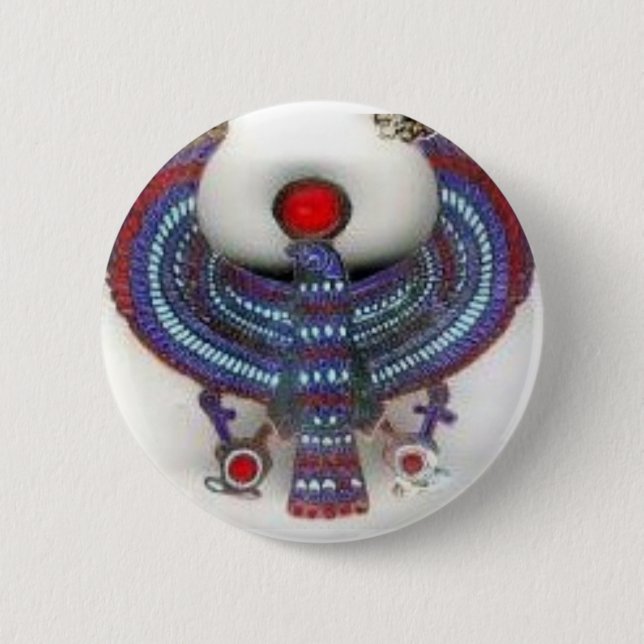 EGYPTISK GUD HORUS KNAPP (Framsida)
