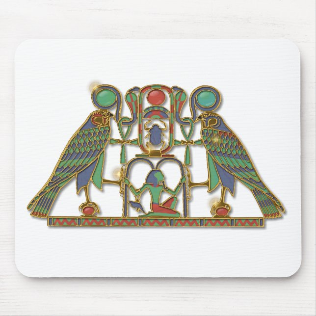 Egyptisk gud Horus Pectory Musmatta (Framsidan)