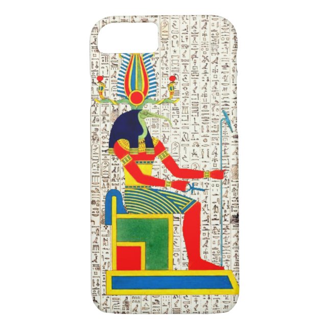Egyptisk gud Thoth Hieroglyphics Case-Mate iPhone Skal (Baksida)